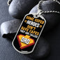 To Dad - You Are A Super Hero - Military Style Dog Tag Necklace - Loving Family