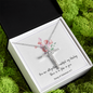 Song of Solomon 4:7 Bible Verse Card with CZ Cross Necklace