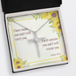 CZ Cross Necklaces with Bible Verse Card - Isaiah 46:4