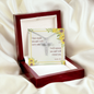 CZ Cross Necklaces with Bible Verse Card - Isaiah 46:4