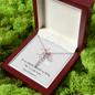 Song of Solomon 4:7 Bible Verse Card with CZ Cross Necklace