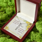 CZ Cross Necklaces with Bible Verse Card - Isaiah 46:4