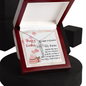 To My Friend - CZ Cross Necklace with Happy Birthday Message Card in KOREAN