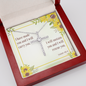 CZ Cross Necklaces with Bible Verse Card - Isaiah 46:4