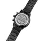 To My Dad - Fatherhood Quote Engraved Design Black Chronograph Watch - Loving Family