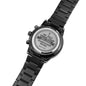 Psalms 121:2 Bible Verse Engraved Design Black Chronograph Watch