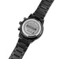 Isaiah 40:31 Bible Verse Engraved Design Black Chronograph Watch