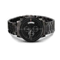 Psalms 121:2 Bible Verse Engraved Design Black Chronograph Watch