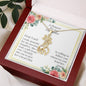 A Prayer for My Daughter - Graceful Love Giraffe Necklaces with Card