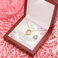 To My Wife - Forever Love Necklace with Message Card & QR code for E-Card