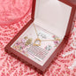 To My Daughter - Forever Love Necklace with Message Card with QR code for E-Card