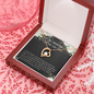 Daughter To Mother In Law - Forever Love Necklace with Message Card