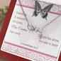 Scripted Love Necklace with A Bible Verse Card - 2 Corinthians 5:17