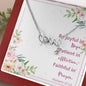 Scripted Love Necklace with Bible Verse Card - Romans 12:12