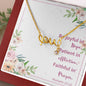 Scripted Love Necklace with Bible Verse Card - Romans 12:12