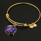 SISTER To SISTER - Side by Side or Miles Apart SISTERS will Connected by HEART Adjustable Bangle Bracelet - Loving Family