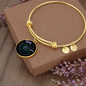In Memory of Loved One - My Mind Still Speaks to You ... Adjustable Bangle Bracelet - Loving Family