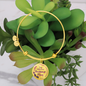 To My Mom - Awesome Mom - Circle Bangle Bracelet - Loving Family