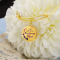 To My Mom - Awesome Mom - Circle Bangle Bracelet - Loving Family