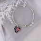 MOM TO DAUGHTER - To My Daughter You Have My Whole Heart...Heart Bangle Bracelet - Loving Family
