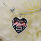 HUSBAND To My Wife - I Love Being Yours - Heart Adjustable Bangle Bracelet - Loving Family