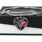 MOM TO DAUGHTER - To My Daughter You Have My Whole Heart...Heart Bangle Bracelet - Loving Family
