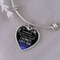To Sweetheart - I Always Love You More Than That - Adjustable Heart Bangle Bracelet - Loving Family