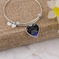 To Sweetheart - I Always Love You More Than That - Adjustable Heart Bangle Bracelet - Loving Family