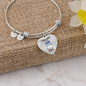 I Need Vitamin U (Transparent) Heart - Adjustable Bangle Bracelet - Loving Family