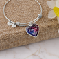 To Sweetheart - I Always Love You More Than That - Heart - Adjustable Bangle Bracelet - Loving Family