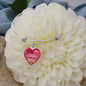 To My Wife - I Love You Because You Are My LIFE...- Heart - Adjustable Bangle Bracelet - Loving Family