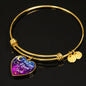 To SPECIAL SOMEONE - I Love You to the MOON and Back Adjustable Bangle Bracelet - Loving Family