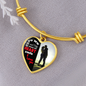 You Make My Heart Smile - Heart - Adjustable Bangle Bracelet - Loving Family