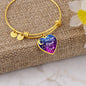 To Special Someone - I Love You to the MOON and Back - Heart Necklace - Loving Family