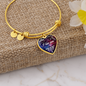 To Sweetheart - I Always Love You More Than That - Heart - Adjustable Bangle Bracelet - Loving Family