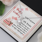 To My Friend - Eternal Hope Necklace with Happy Birthday Message Card in KOREAN