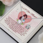 To A New Mum - Eternal Hope Necklace with Message Card & QR code for E-Card