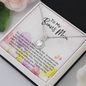 To My Bonus Mom - Eternal Hope Necklace with Message Card