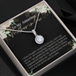 Daughter To Mother In Law - Eternal Hope Necklace with Message Card