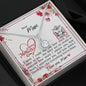 Dear Mum - Eternal Hope Necklace with Mother's Day Message Card with QR code for E-Card
