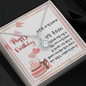 To My Friend - Eternal Hope Necklace with Happy Birthday Message Card in KOREAN