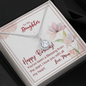 To My Daughter - Eternal Hope Necklace with Birthday Message Card