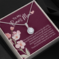 To My Bonus Mom - Eternal Hope Necklace with Message Card