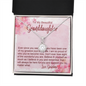 To My Granddaughter - Eternal Hope Necklace with Message Card