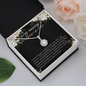 Daughter To Mother In Law - Eternal Hope Necklace with Message Card