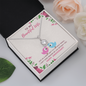 To My Wife - Eternal Hope Necklace with Message Card - Loving Family