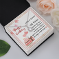 To My Friend - Eternal Hope Necklace with Happy Birthday Message Card in KOREAN
