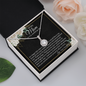 Daughter To Mom - On My Wedding Day - Eternal Hope Necklace with Message Card