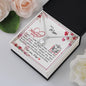 Dear Mum - Eternal Hope Necklace with Mother's Day Message Card with QR code for E-Card