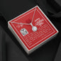 To My Wife - Eternal Hope Necklace with V-day Message Card & QR code for E-Card
